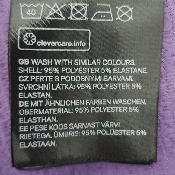 Cute Retro Hippy Lavender Flare Rib-knit Pants- Lettuce Trim - Picture 14 of 14